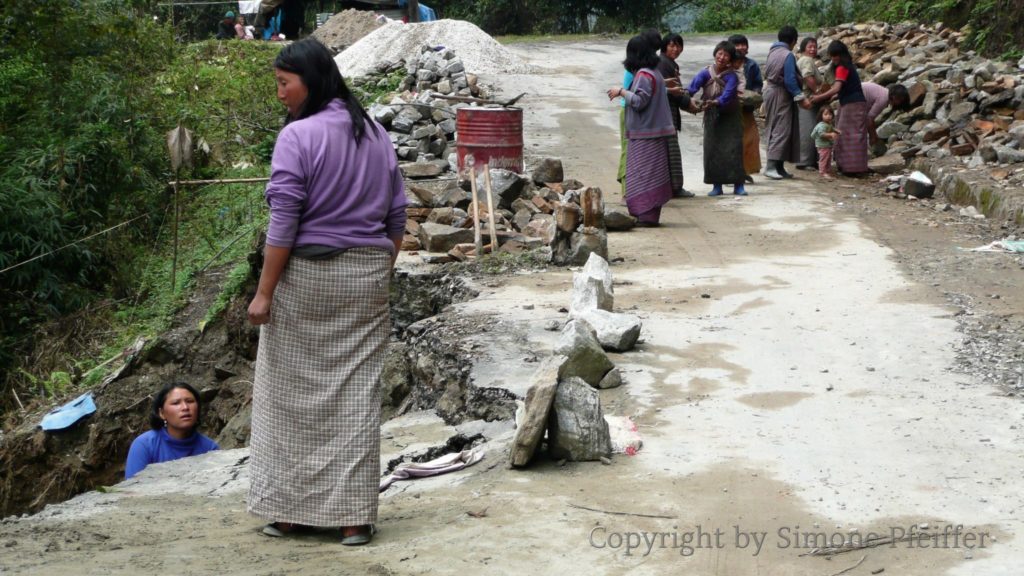 Straße in Bhutan